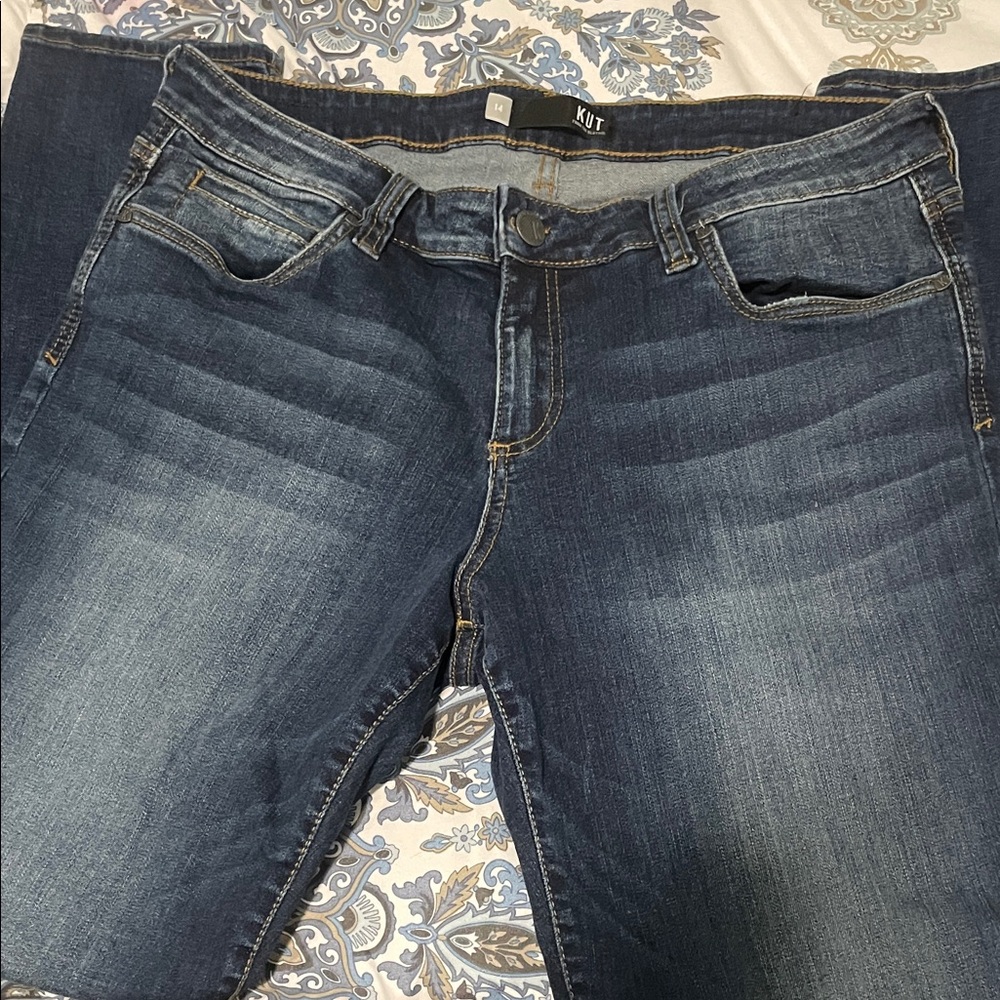Kut from the Kloth Blue Straight Leg Jeans